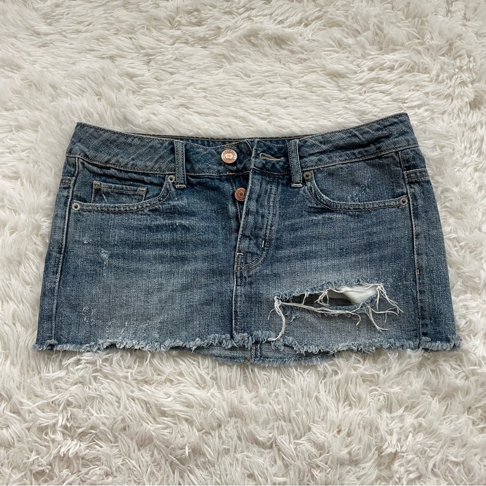 trendy Y2k American eagle micro mini skirt